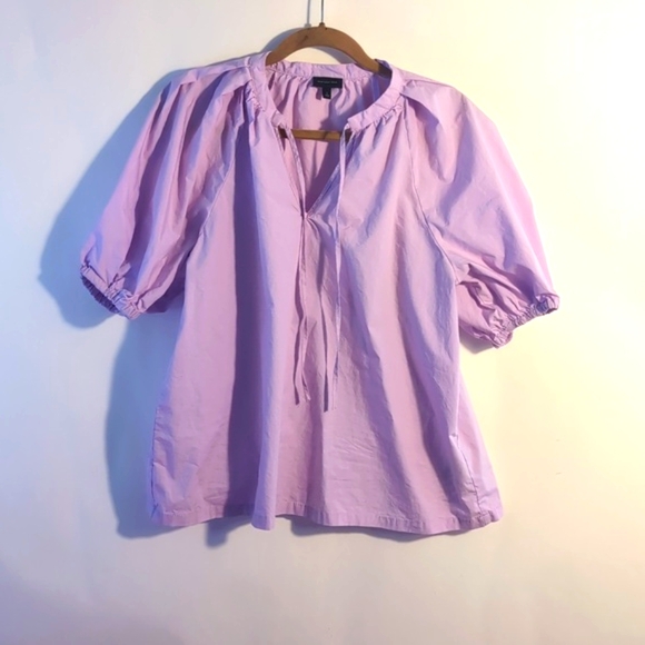 Who What Wear Tops - Who What Wear Lilac Blouse Size Large
